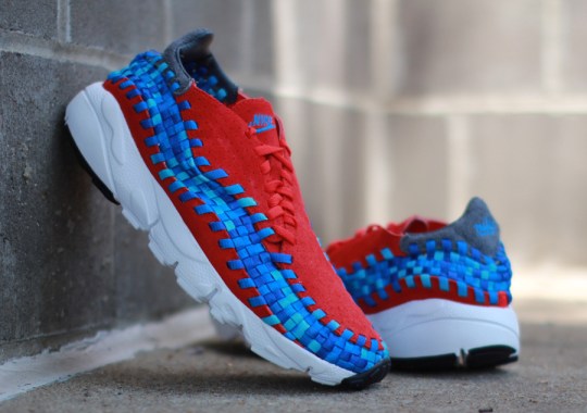 nike air footscape woven motion red photo blue 01