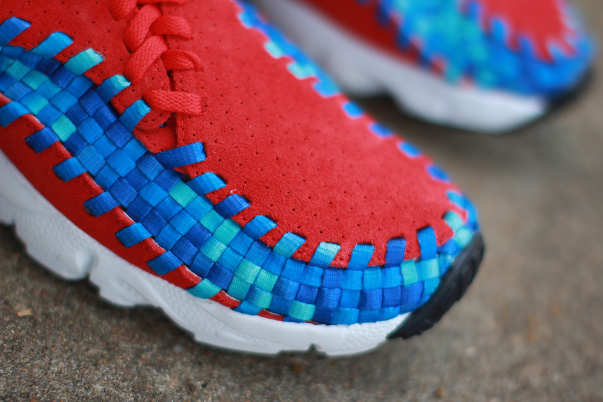 Nike Air Footscape Woven Motion Red Photo Blue 04