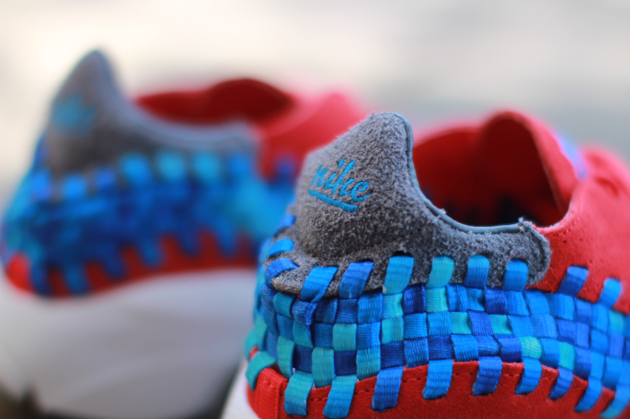 Nike Air Footscape Woven Motion Red Photo Blue 05