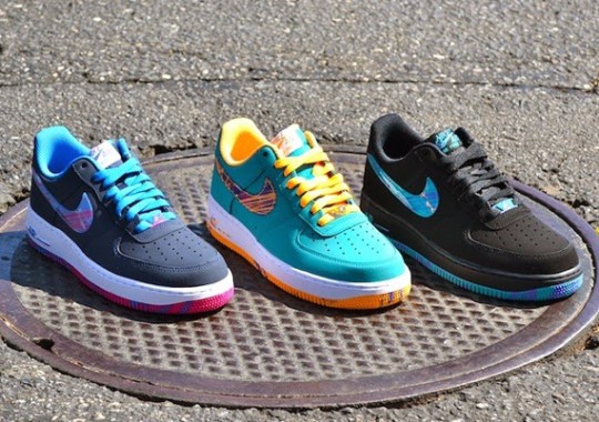 nike air force 1 low marbled swoosh pack