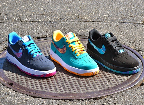 Nike Air Force 1 Low “Marbled Swoosh” Pack – Available