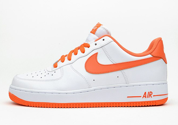 Nike Air Force 1 Low - White - Turf Orange - SneakerNews.com