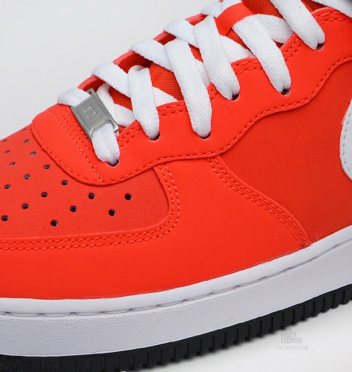 Nike Air Force 1 Mid Light Crimson White Black 03
