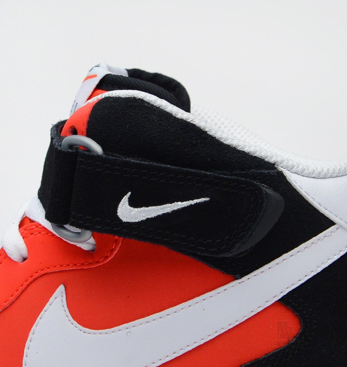 Nike Air Force 1 Mid Light Crimson White Black 04