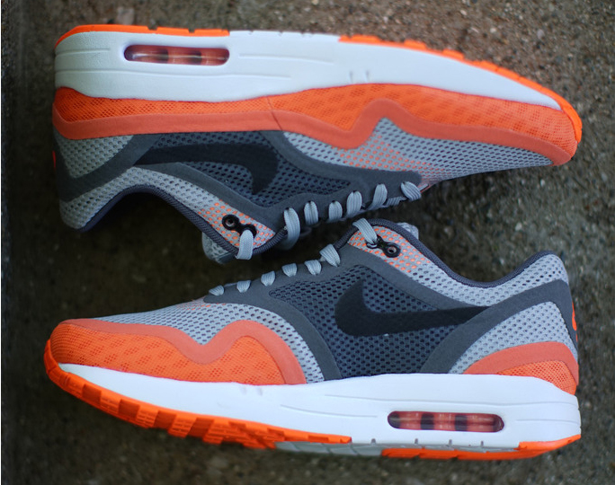 Nike Air Max 1 Breathe Silver Black Dark Grey Team Orange 02