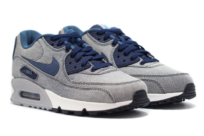 Nike Air Max 90 Prm Obsidian New Slate Photo Blue Wolf Grey 02