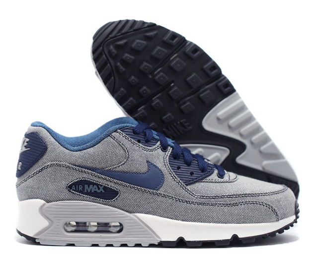 Nike Air Max 90 Prm Obsidian New Slate Photo Blue Wolf Grey 03