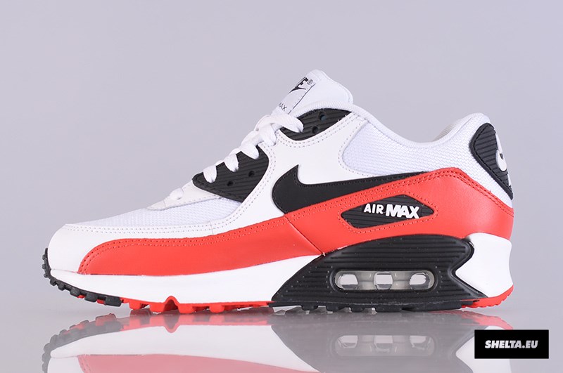 Nike Air Max 90 White Black Light Crimson 02