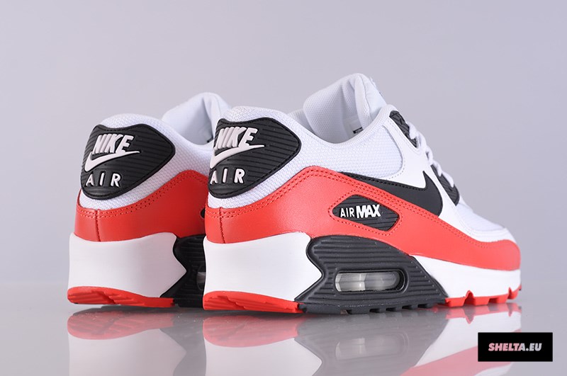 Nike Air Max 90 White Black Light Crimson 04
