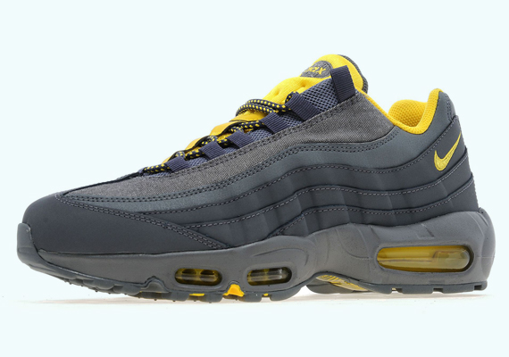 grey and yellow air max