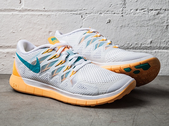 Nike Free 5.0 - Atomic Mango - Turbo Green