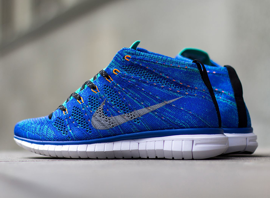 Descompostura márketing Compuesto Nike Free Flyknit Chukka - Game Royal - Wolf Grey - Atomic Teal - Black -  SneakerNews.com