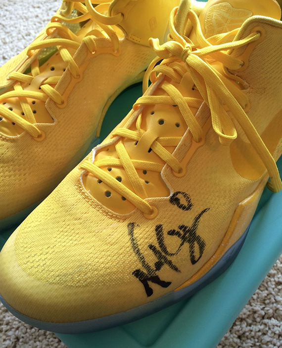 Nike Kobe 8 Nick Young Swaggy P Autograph 7