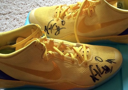 nike kobe 8 nick young swaggy p autograph