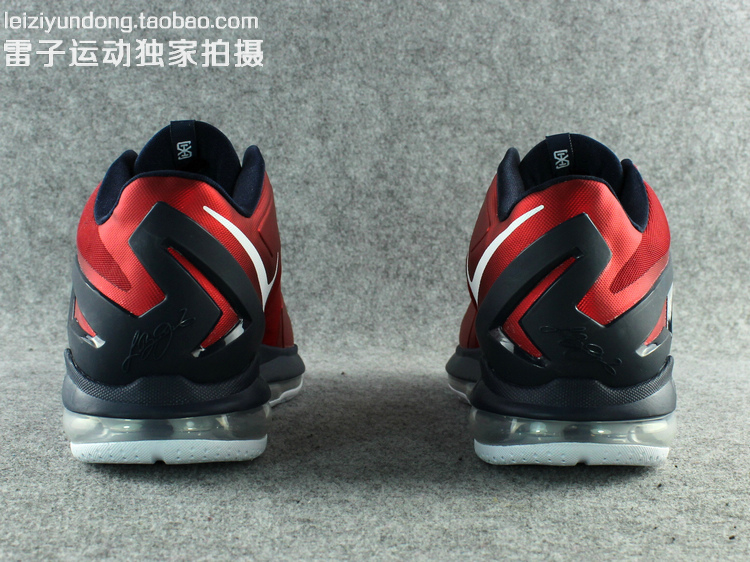 Nike Lebron 11 Low University Red Obsidian White 06