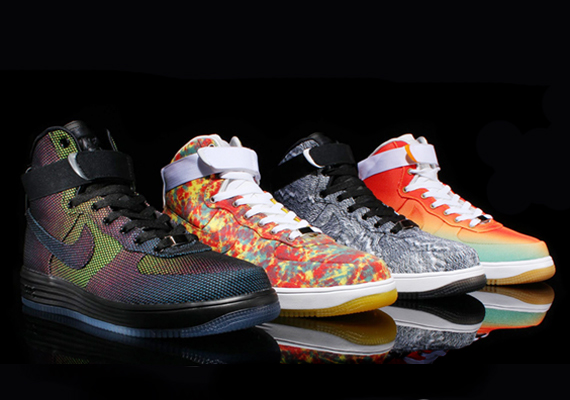 Nike Lunar Force 1 High "Graphic" Pack for Summer 2014