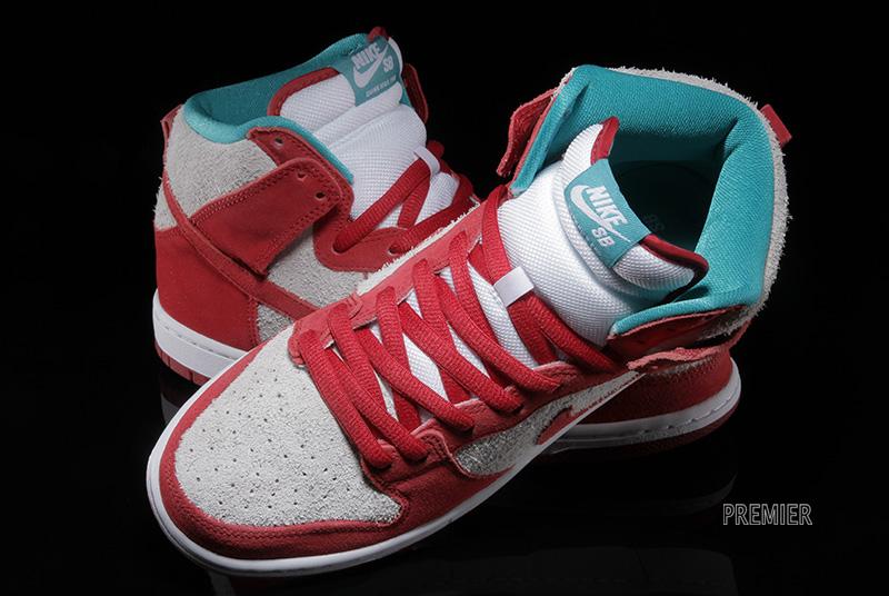 Nike Sb Dunk High Gym Red Turbo Green 06