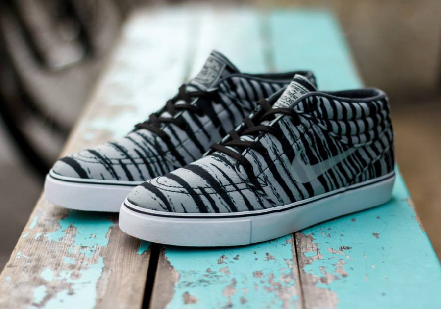 Nike SB Stefan Janoski Mid - Grey Tiger Stripe