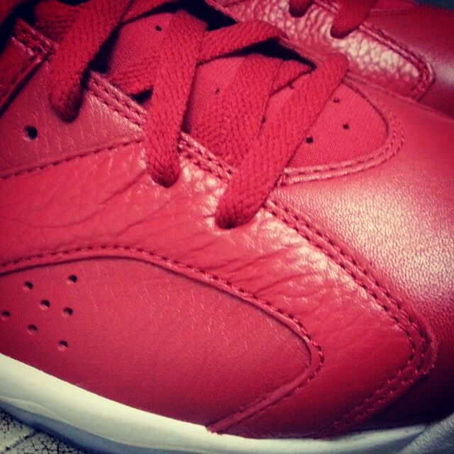 Red Leather Jordan 6 03