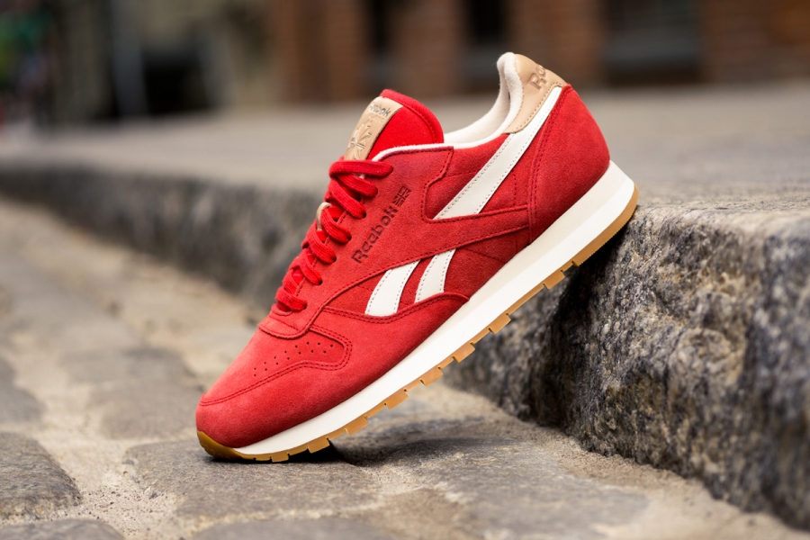 Reebok classic store leather red suede