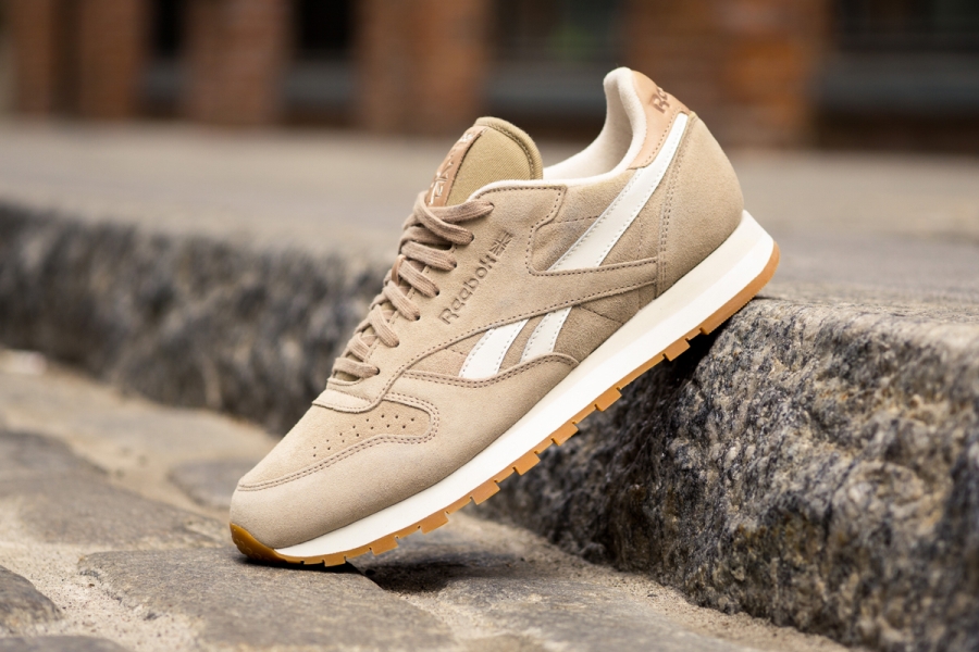 reebok classic leather suede sneakers