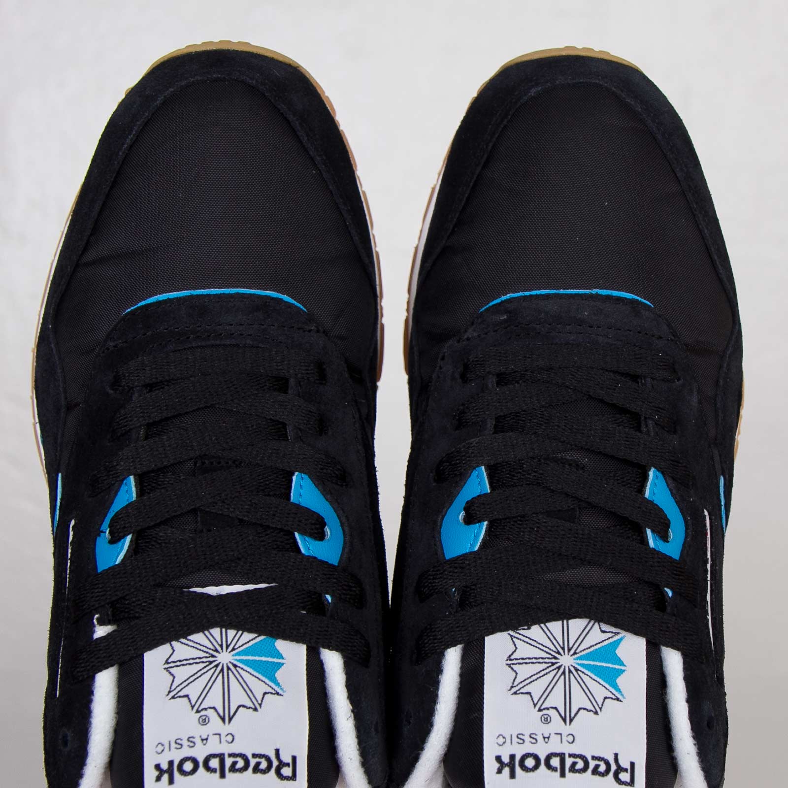 Reebok Classic Nylon R13 Black Blue White Reebok Brass 07