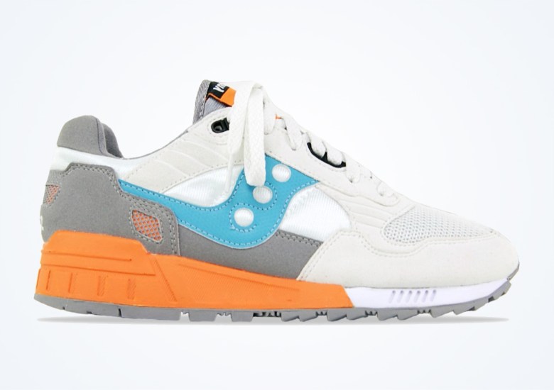 Saucony Shadow 5000 – Grey – Aqua – Orange