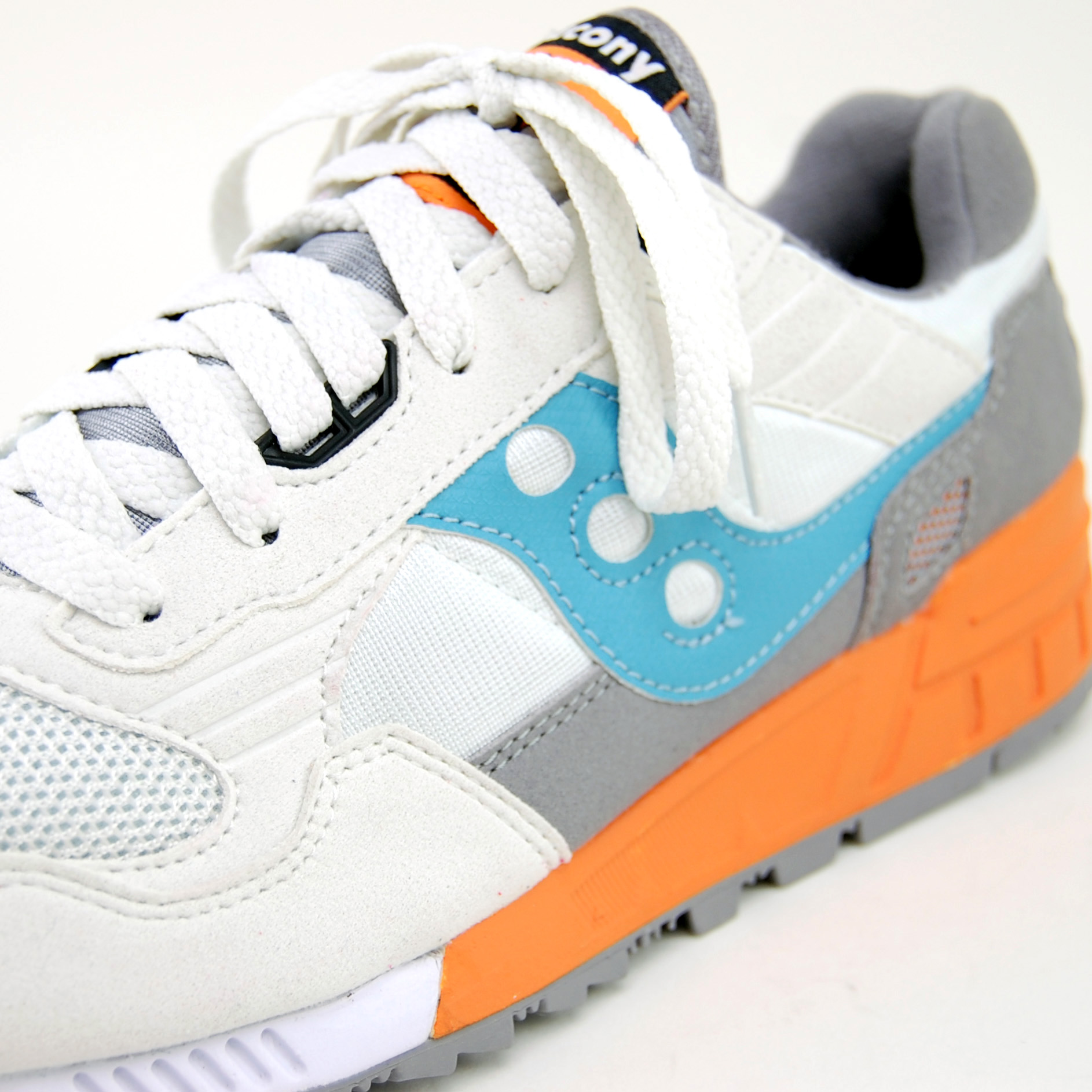 Saucony Shadow 5000 Grey Aqua Orange 03