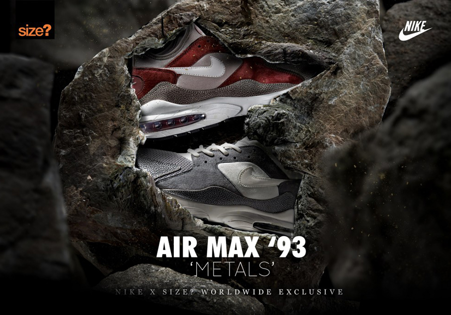Size Nike Air Max 93 Metals 3