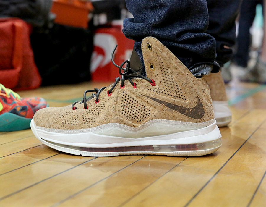 Lebron 10 cork on store feet