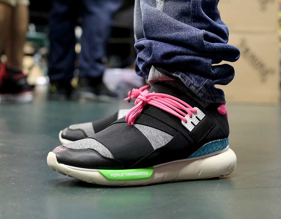 Baker canvas lace up sneakers with a rubber sole On Feet May 2014 Recap 130