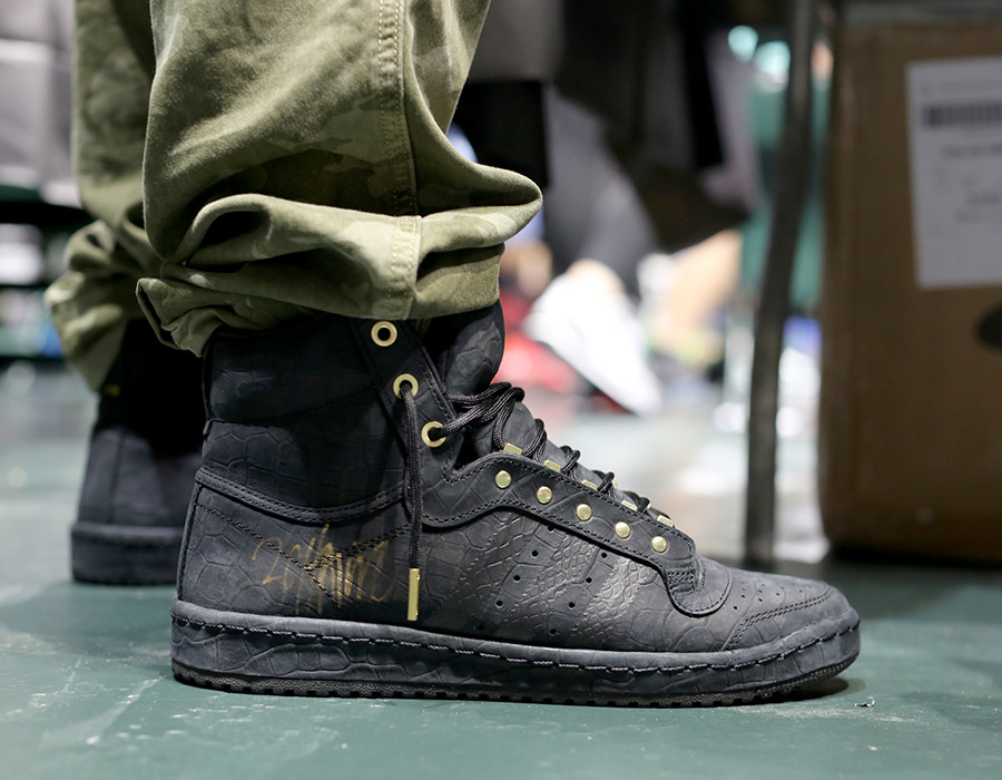 Baker canvas lace up sneakers with a rubber sole On Feet May 2014 Recap 176