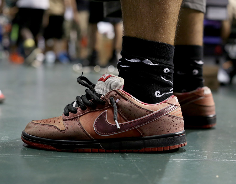 Baker canvas lace up sneakers with a rubber sole On Feet May 2014 Recap 198
