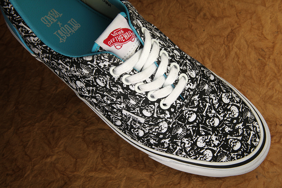 Stussy Vans Authentic Skeleton 4