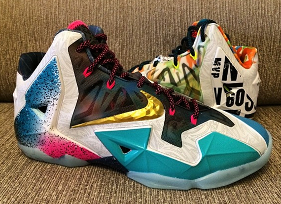 One More Look at the Just Released “Graffiti” Nike LeBron 11