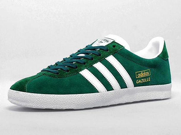 Adidas Gazelle Forest Green White 01