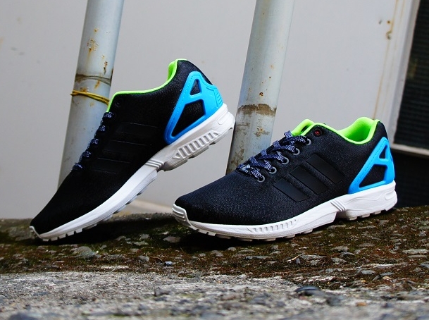 Adidas Zx Flux Snake Black Blue White 04