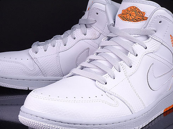 Air Jordan 1 Retro '86 - White - Kumquat - Pure Platinum