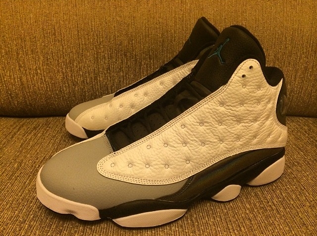 Air Jordan 13 White Black Grey 01
