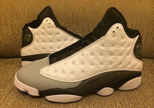 jordan 13 barons on feet