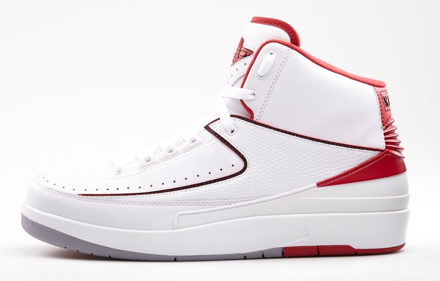 air jordan 2 red and white