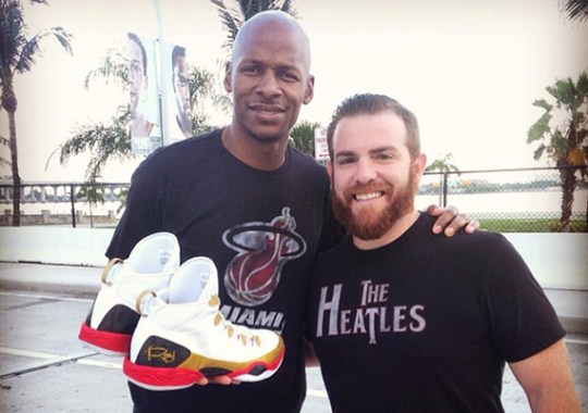 Ray Allen Wore A Pair Of Custom Air Jordans For Game 3