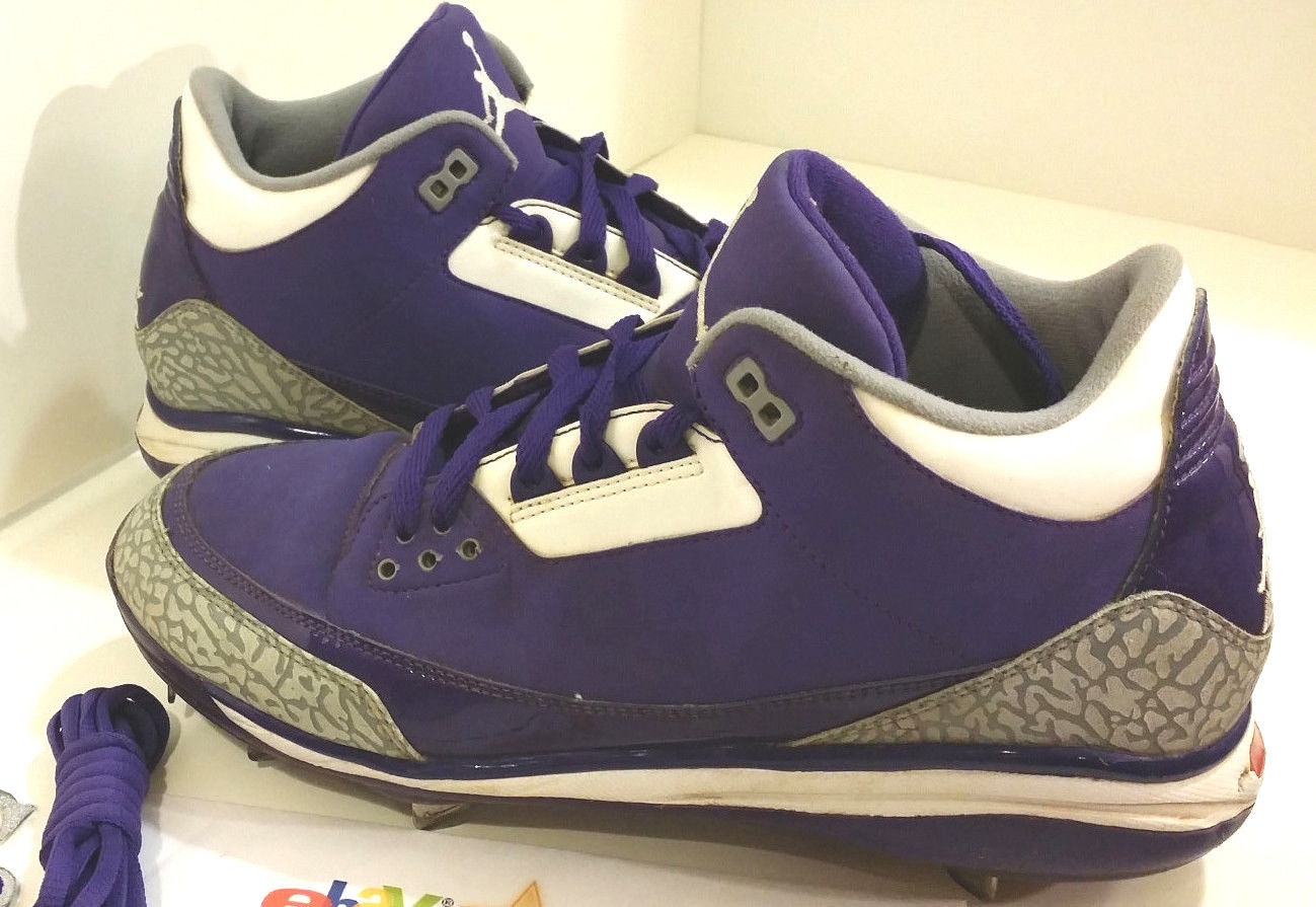 Air Jordan 3 Colorado Rockies Pe Cleats 03