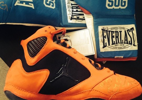 Andre Ward’s Air Jordan 5 Inspired Boxing Shoe