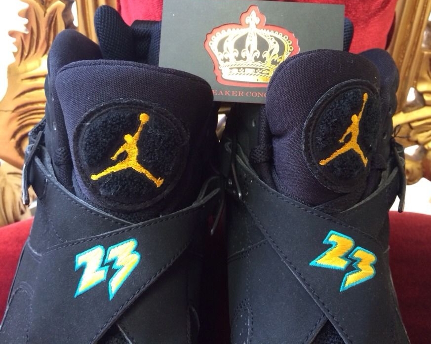 Air Jordan 8 Chris Paul Hornets Home 05