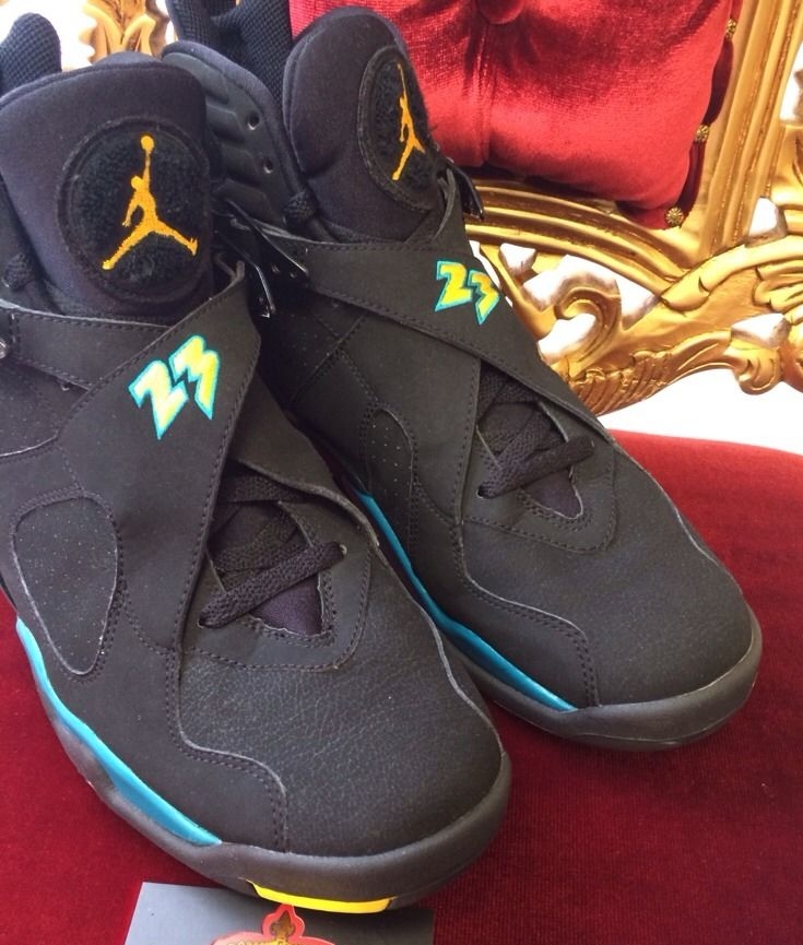 Air Jordan 8 Chris Paul Hornets Home 08