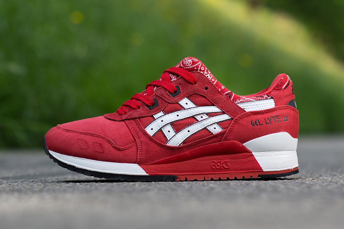 Asics Gel Lyte Iii Red Bandana 02
