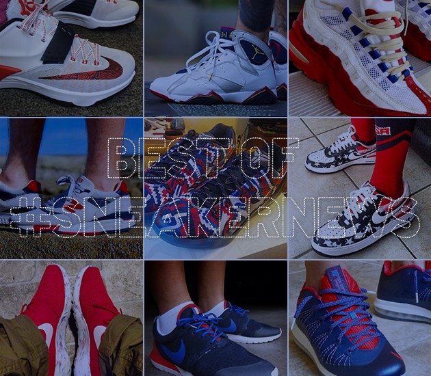 Best of #SneakerNews – Red, White, and Blue Sneakers