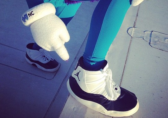 Charlotte Hornets Mascot Hugo Creates A Buzz With Concord 11s