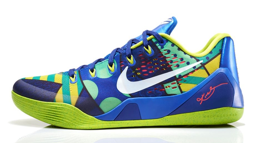 kobe 9 low blue and yellow